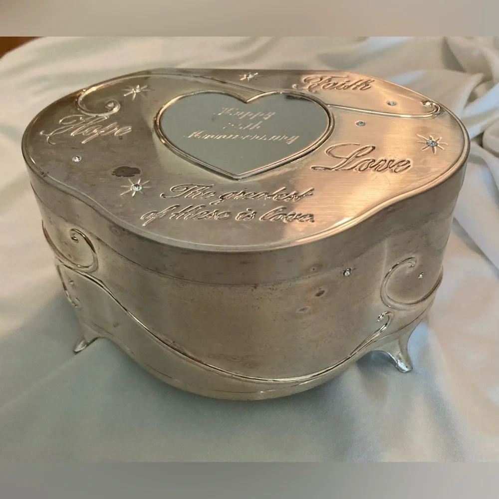 Things Remembered 25th Anniversary Trinket Box